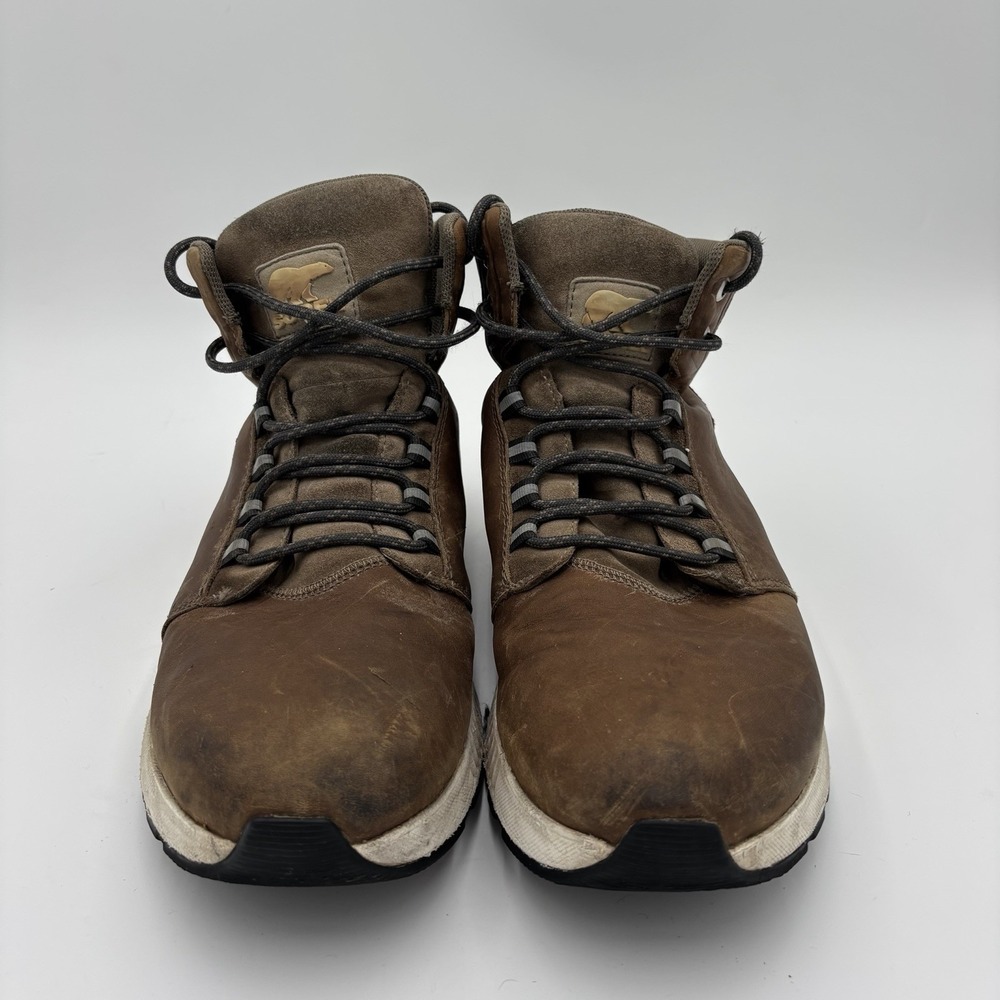 SOREL Mac Hill Lite Mid Waterproof Leather Boots Brown Mens 11 Lace Up Hiking - Picture 5 of 7
